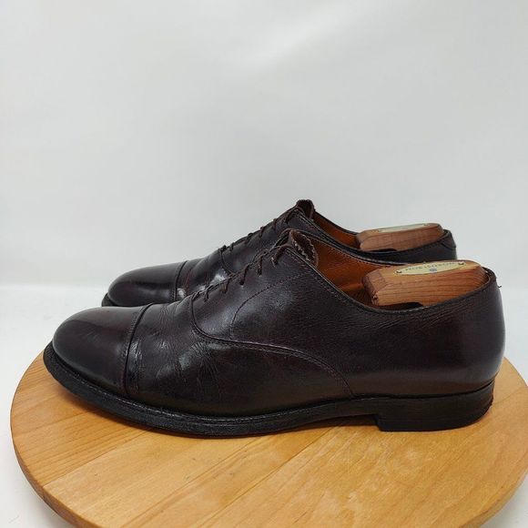 Alden New England Straight Tip Bal- Mens- Size 10B- Brown- [C906]- Oxford Shoes main image 7